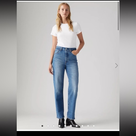 Levi's Denim - Levi’s Ribcage Straight Ankle Jeans in Dance Around size 29